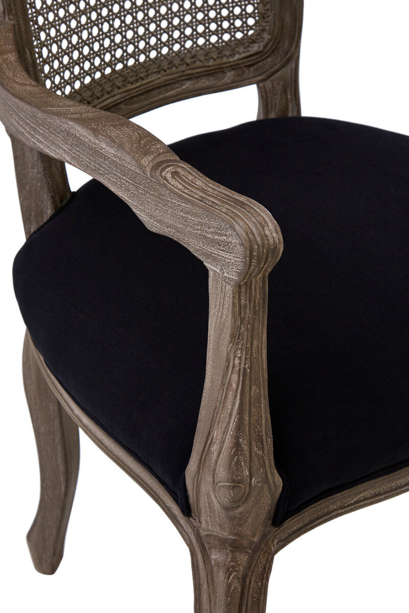 Loire Black Fabric Chair - Image 6