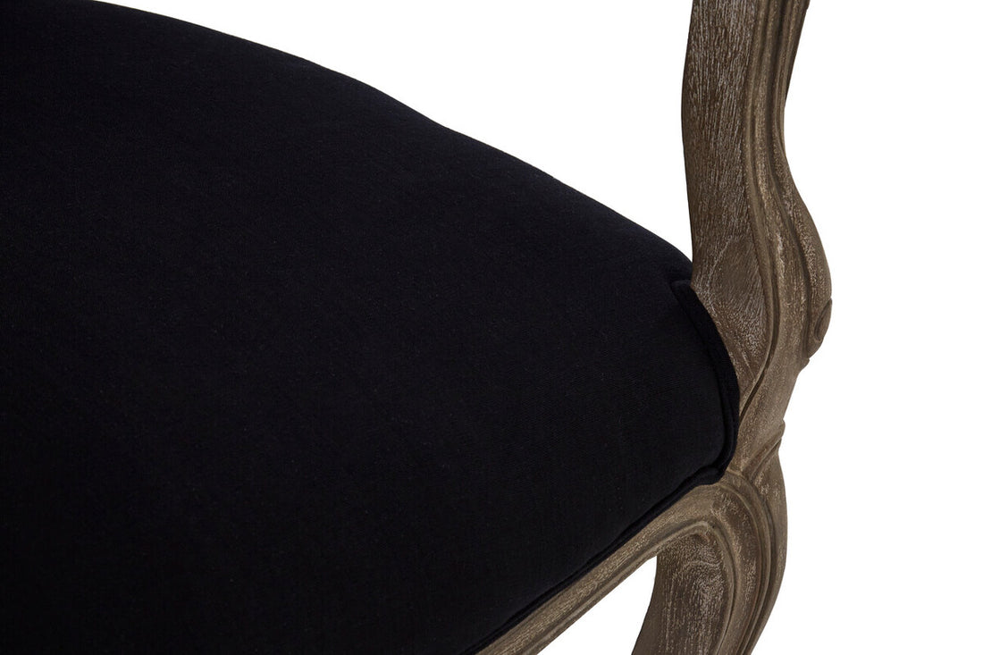 Loire Black Fabric Chair - Image 7