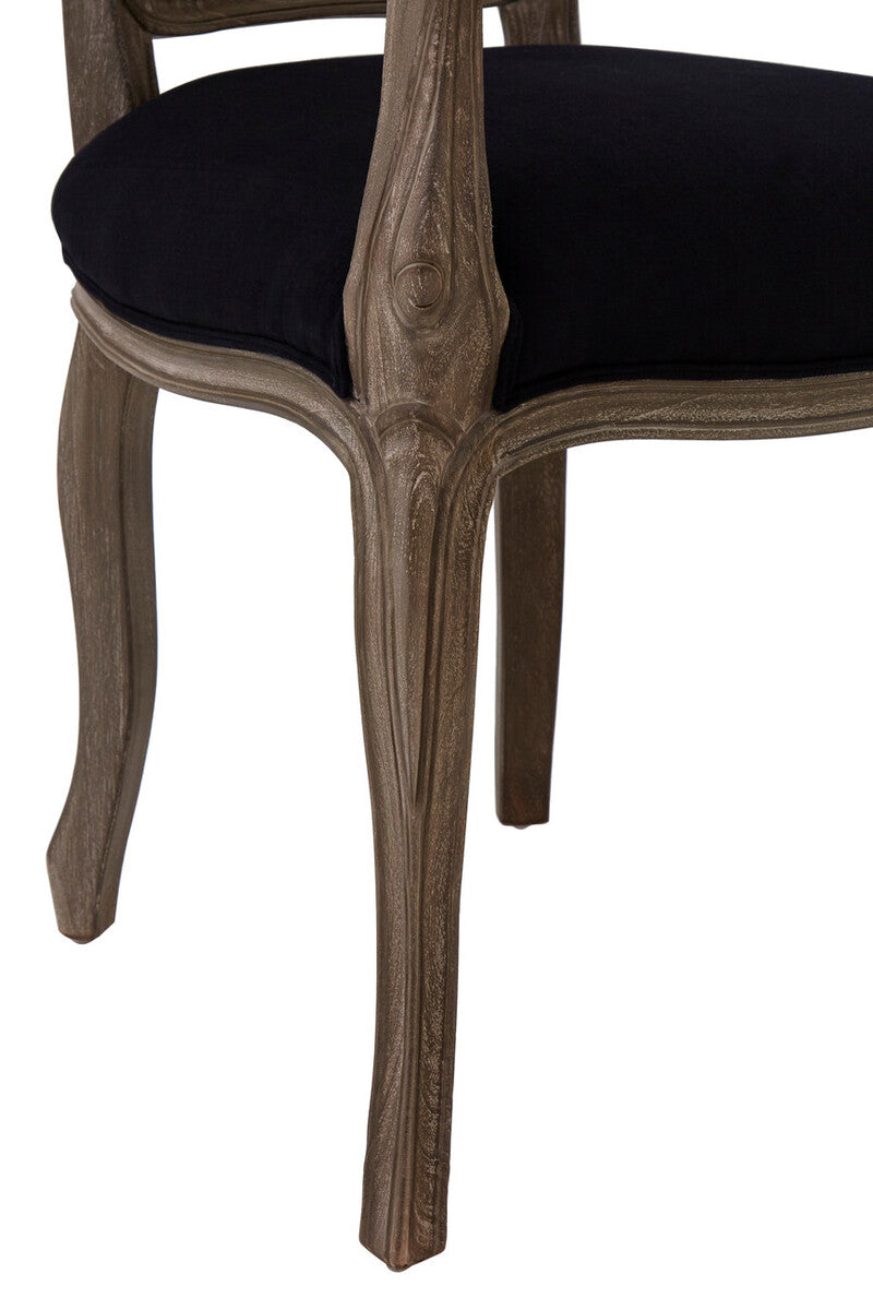 Loire Black Fabric Chair - Image 8