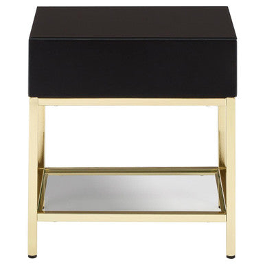 Kensington Townhouse Black And Gold Side Table