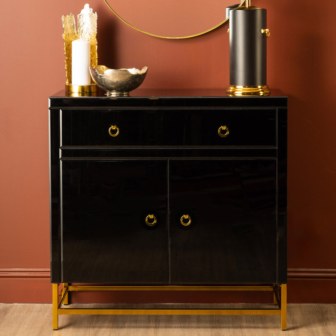Kensington Townhouse Black Cabinet