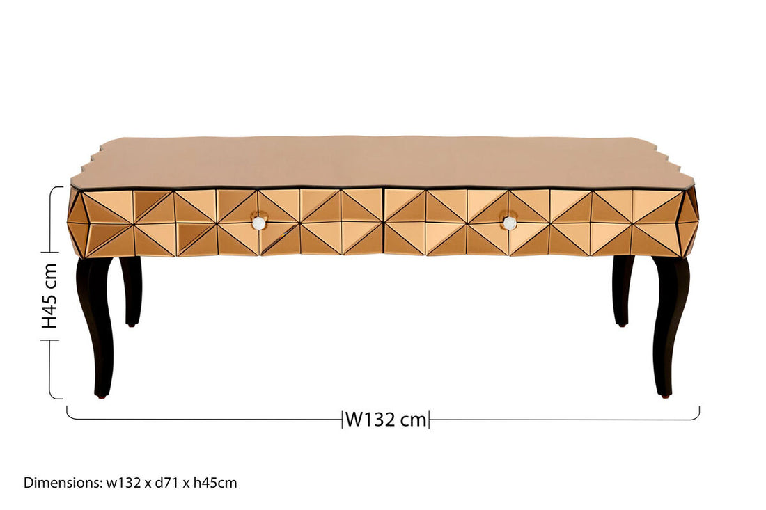 Soho Copper Coffee Table - Image 8