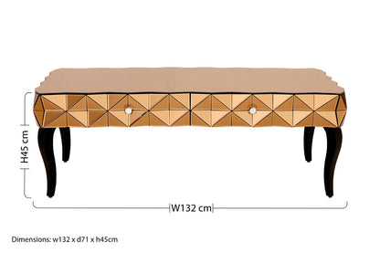 Soho Copper Coffee Table