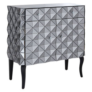 Soho Silver Finish Cabinet