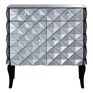 Soho Silver Finish Cabinet