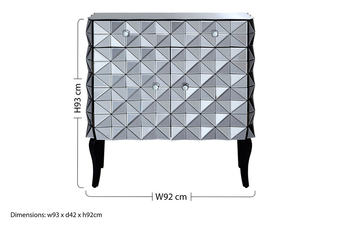 Soho Silver Finish Cabinet - Image 12