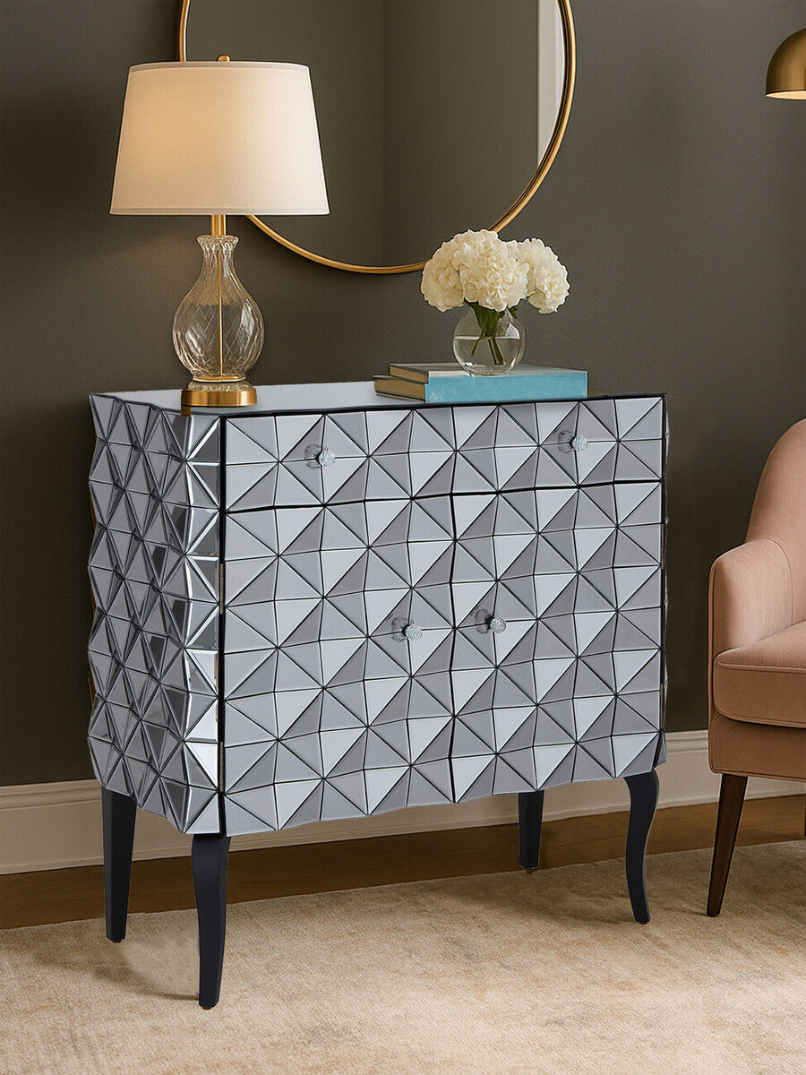 Soho Silver Finish Cabinet - Image 6