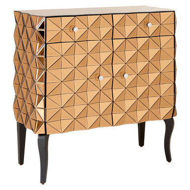 Soho Copper Finish Cabinet