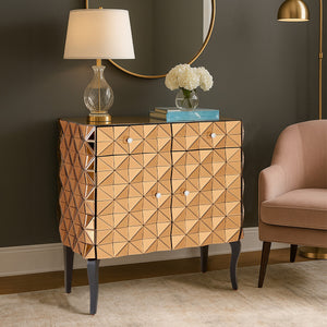 Soho Copper Finish Cabinet