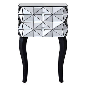 Soho 2 Drawer  Bed Side Table in 3D effect