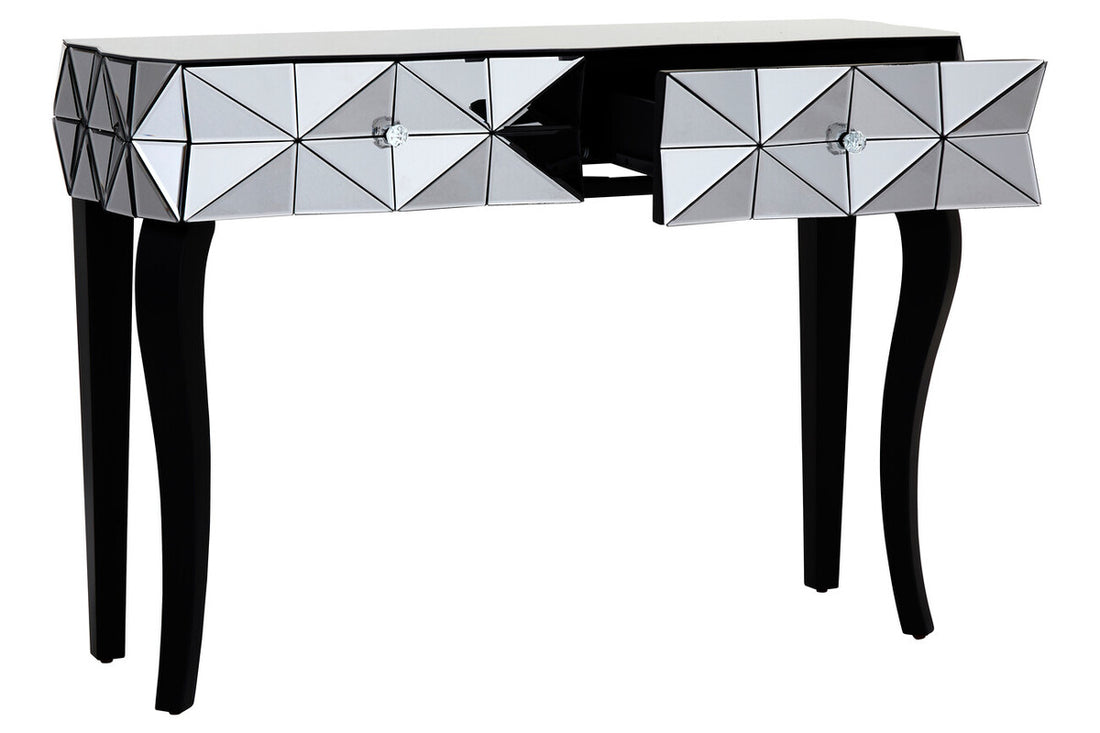 Soho Smoke Glass Two Drawer Console Table - Image 7