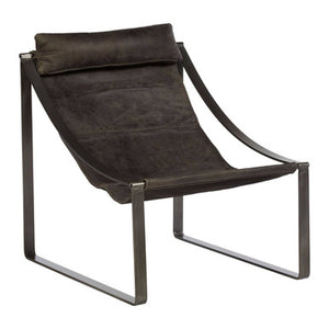Hoxton Ebony Leather Chair
