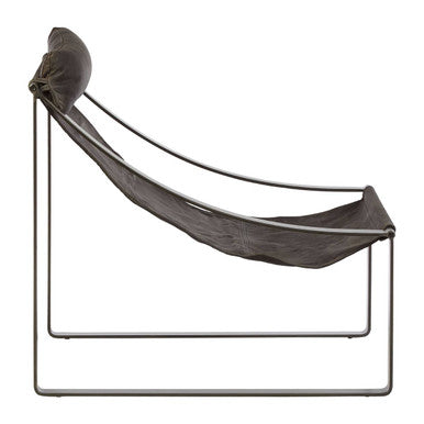 Hoxton Ebony Leather Chair