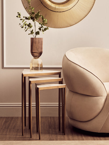 Shalimar Nest Of 3 Tripod Tables