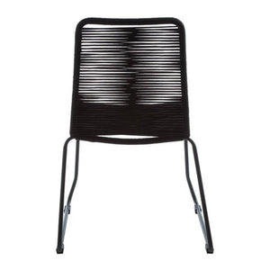 Sisal Black Rope Chair