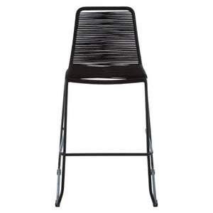 Sisal Black Rope Bar Chair