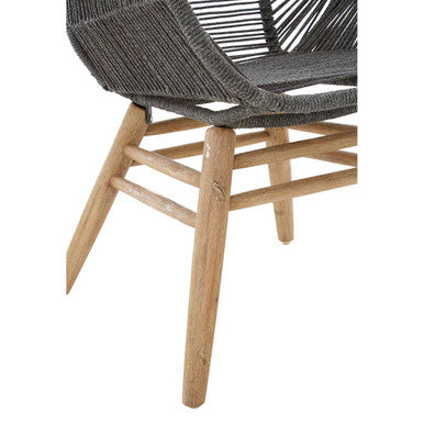 Sisal Grey Rope Armchair - Image 11