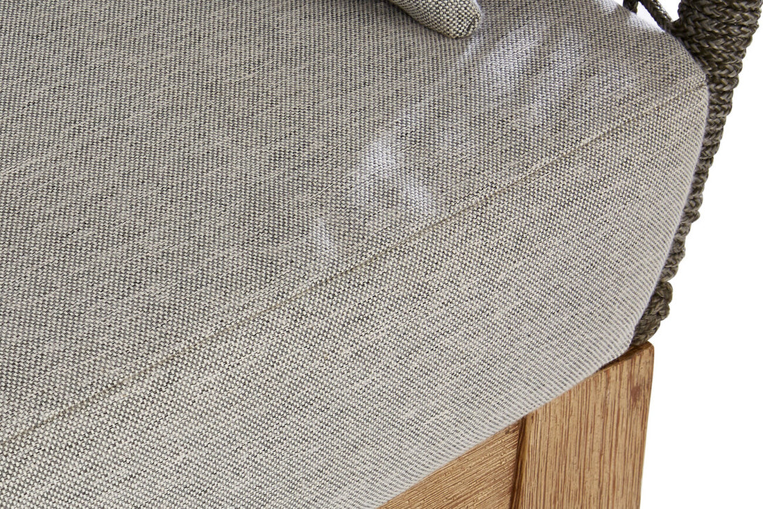 3 Seater Grey Sofa with Wooden Legs, Opus