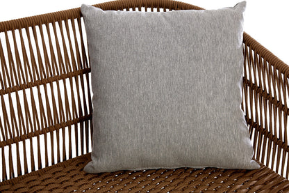 Opus 3 Seat Grey Sofa with Wooden Legs