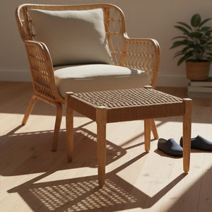 Opus Woven Rope Footstool