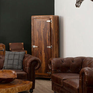Marwar Natural Tropical Rosewood Tall Cabinet
