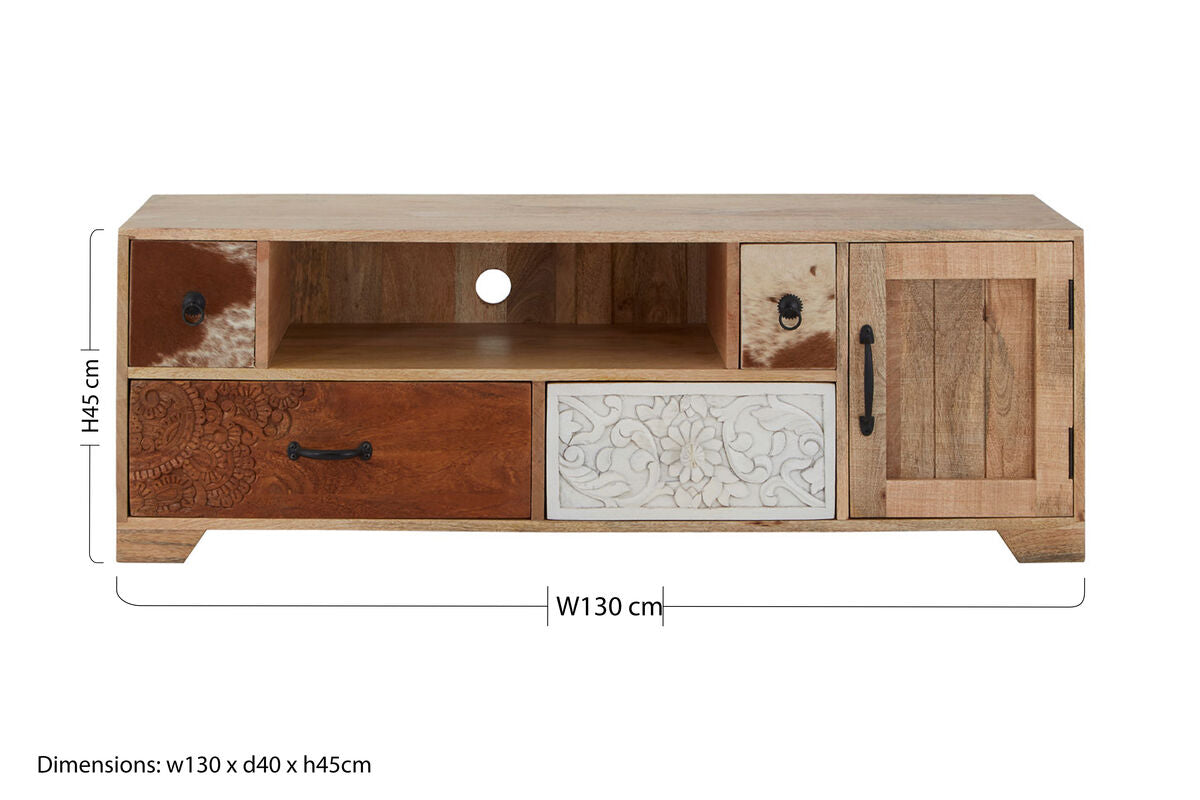 Marwar Mango Wood Media Unit