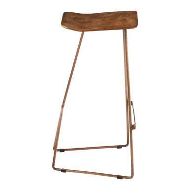 Nandri Leather Bar Stool
