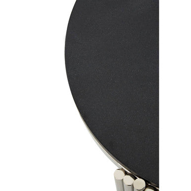 Clarice Granite Top Round Side Table - Image 4