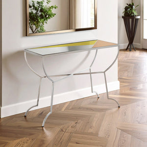 Arbus Multi Coloured Mirrored Console Table