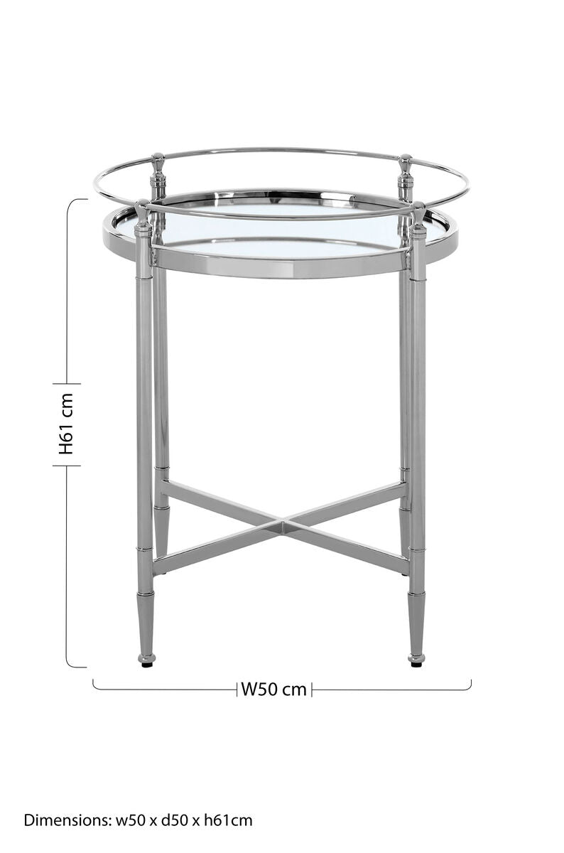 Zach Round Side Table - Image 6