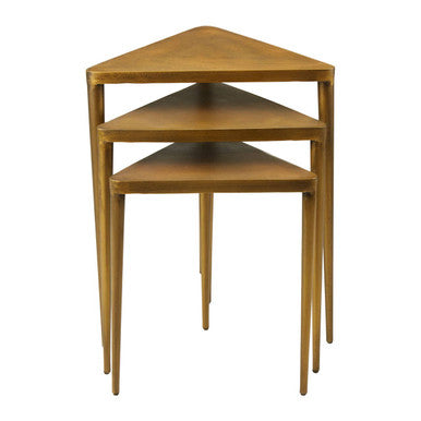Compo Set Of 3 Triangular Nesting Tables