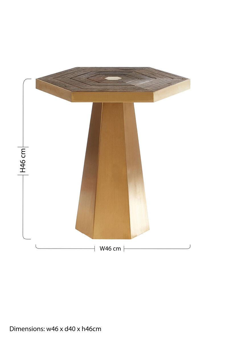 Titan Small Hexagon End Table - Image 9
