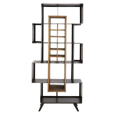Mason Black Iron Frame Shelf Unit