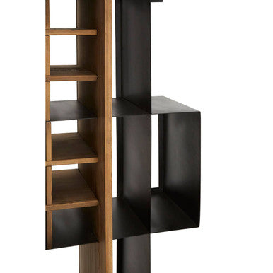 Mason Black Iron Frame Shelf Unit - Image 7