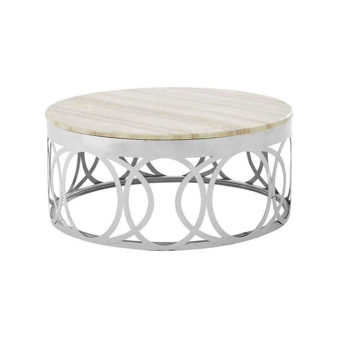 Yasmin White Marble Coffee Table
