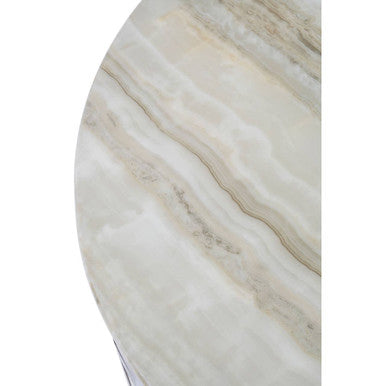 Yasmin White Marble Coffee Table - Image 5