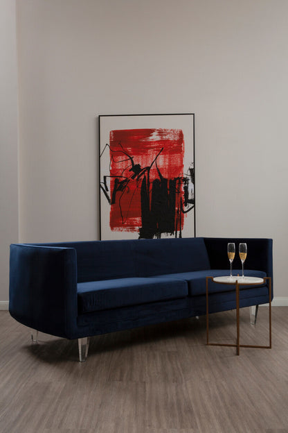 Pinner Dark Blue Sofa