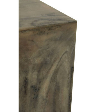 Rosado Marble Effect Side Table And Stool - Image 8