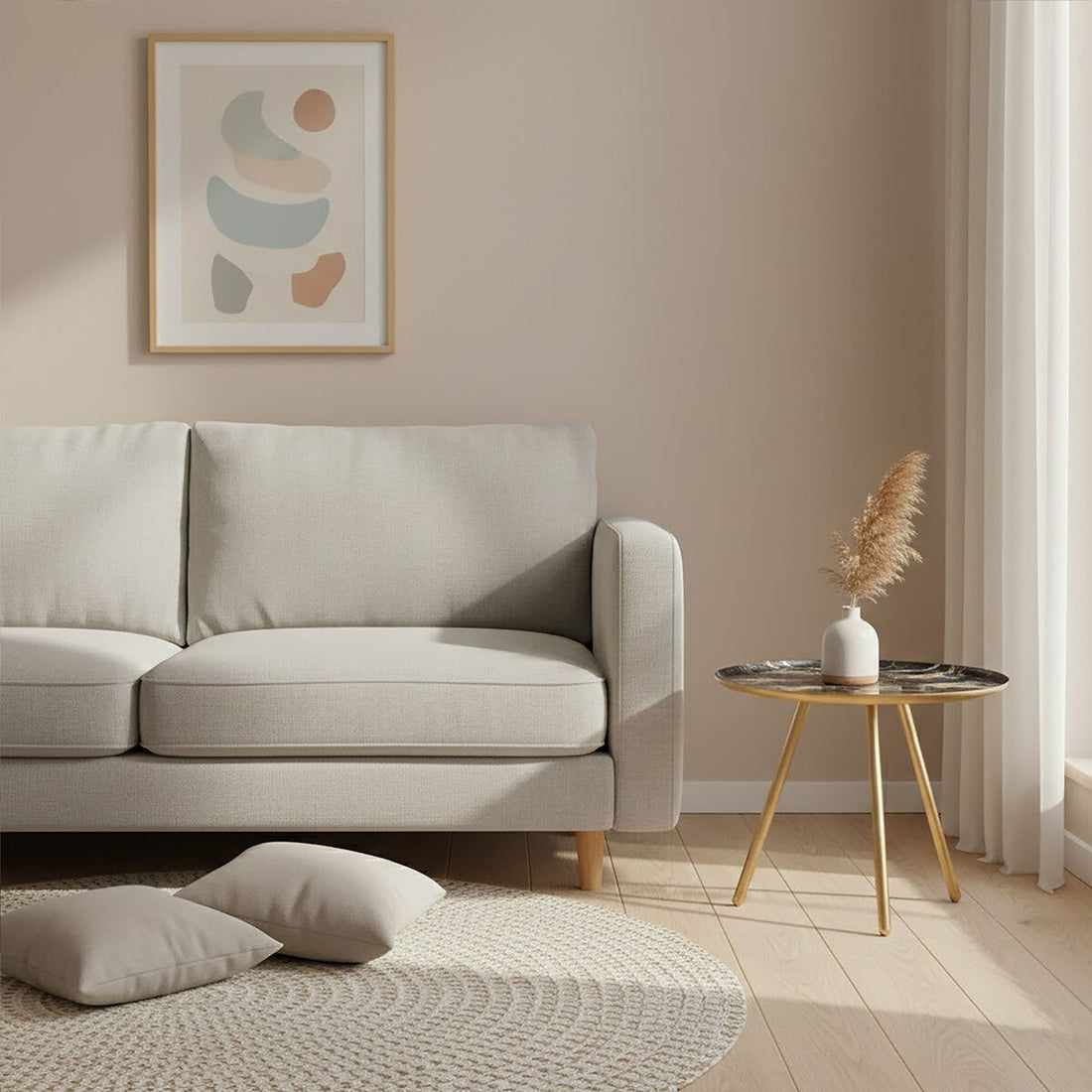 Marlox Faux Marble Side Table