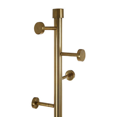 Hawkes Antique Brass Finish Coat Stand