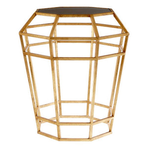 Zariah Mirror Top And Geometric Base Table