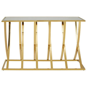 Reena Gold Console Table