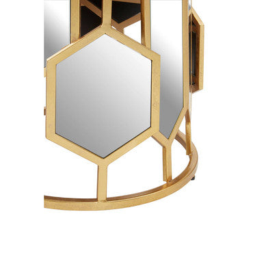 Rio Gold and Mirror Side Table - Image 4