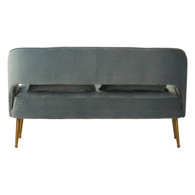 Hendricks 2 Seater Dusky Blue Velvet Sofa