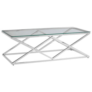 Allure Inverted Prism Base Coffee Table