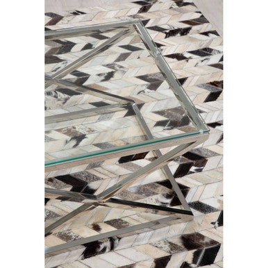 Allure Inverted Prism Base Coffee Table