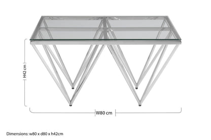 Allure Spike Base Coffee Table