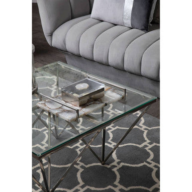 Allure Tempered Glass Coffee Table - Image 5