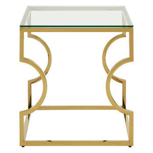 Allure Curved Frame End Table