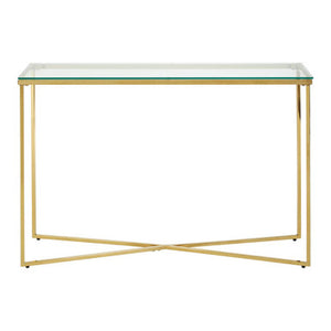 Allure Cross Base Console Table
